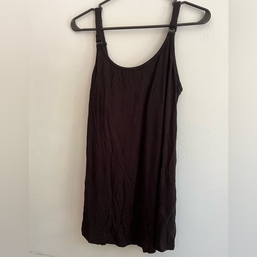 Joyspun Maternity Nursing Cami With Hidden Clip Size L-XL in Black